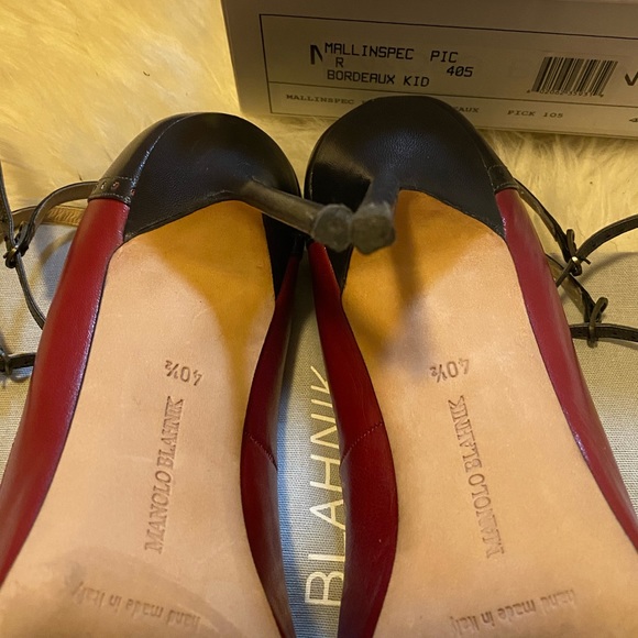 Manolo Blahnik Mallinspec Size 40.5 - Picture 6 of 7